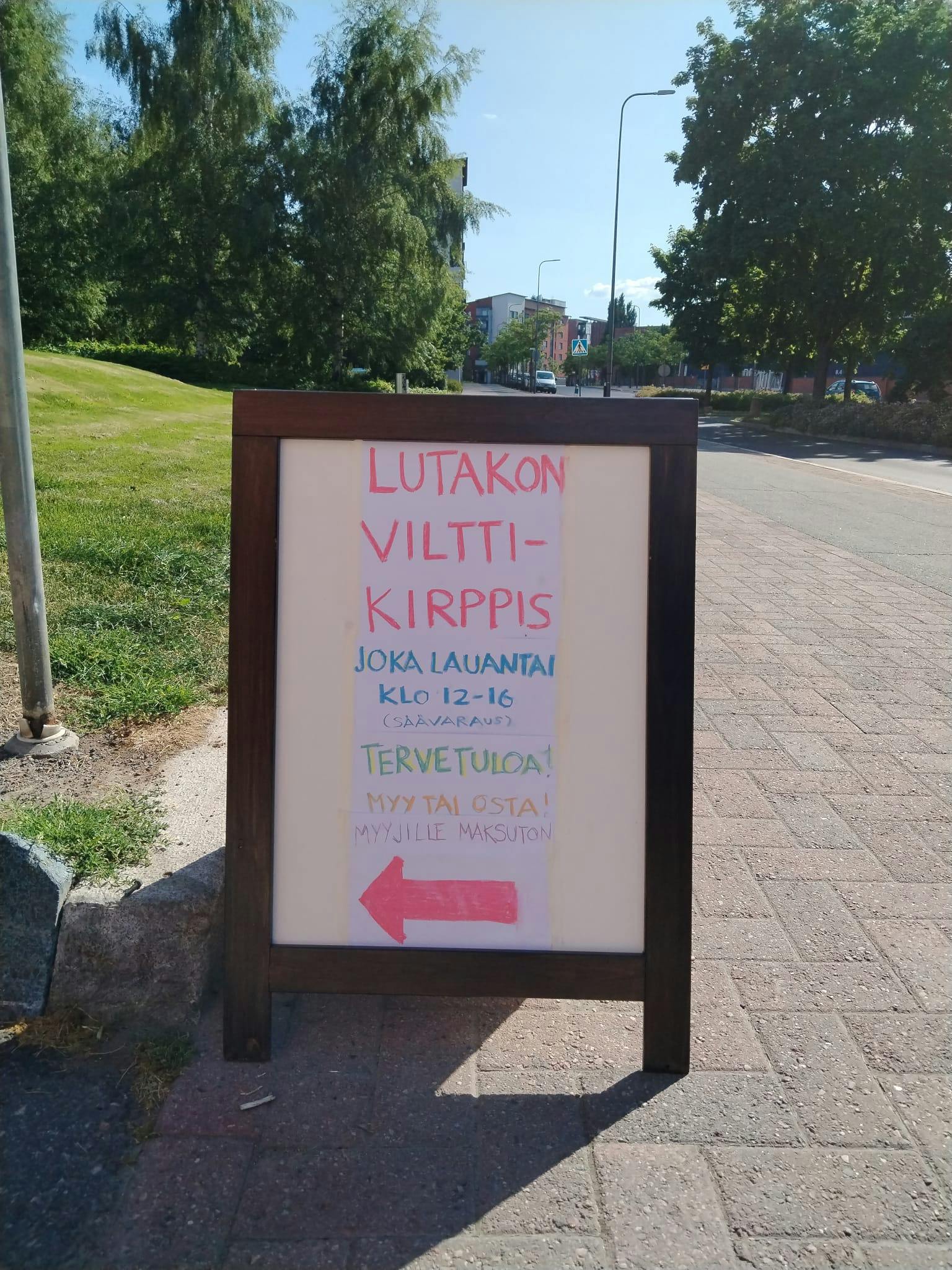 Lutakonpuiston Vilttikirppis kesälauantaisin
