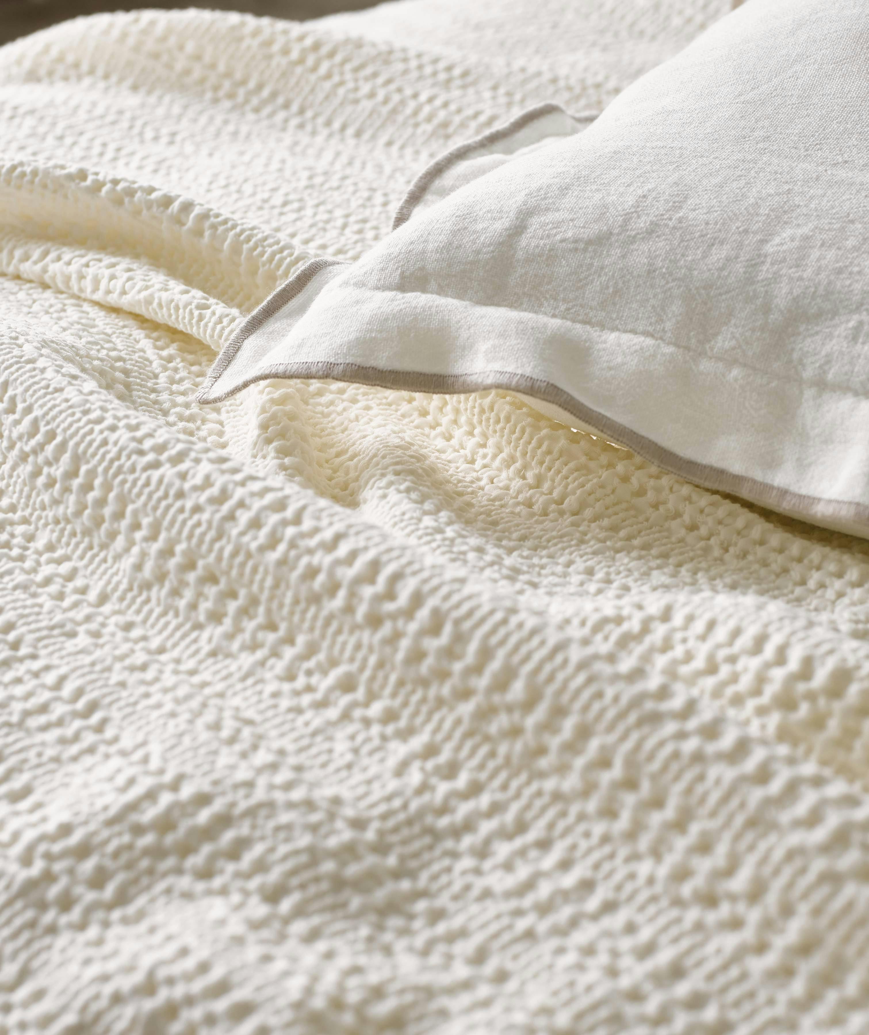 Cream and white bedroom fabrics