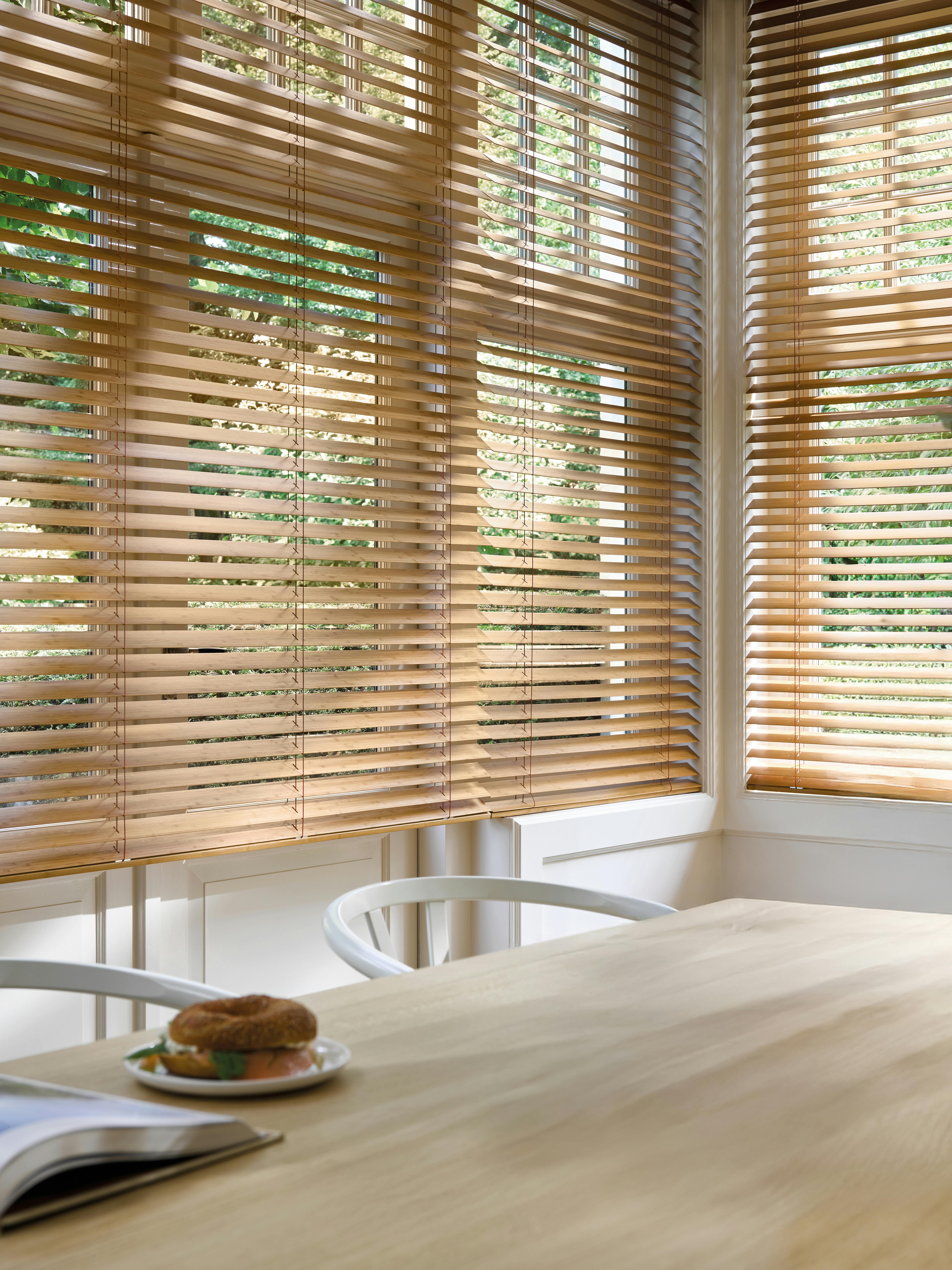 Houten jaloezieën van Luxaflex®