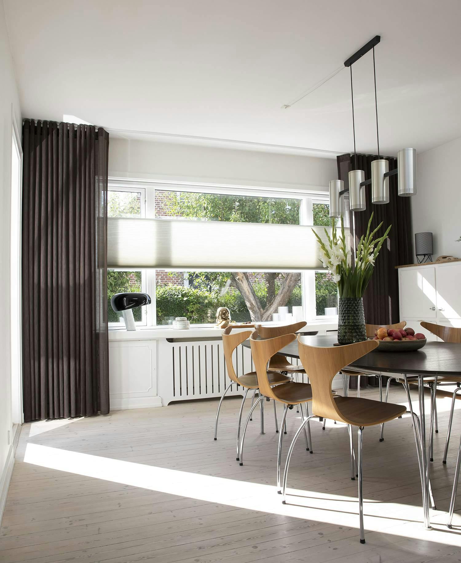 Duette® gardin, modell Top Down/Bottom Up och gardinlängder