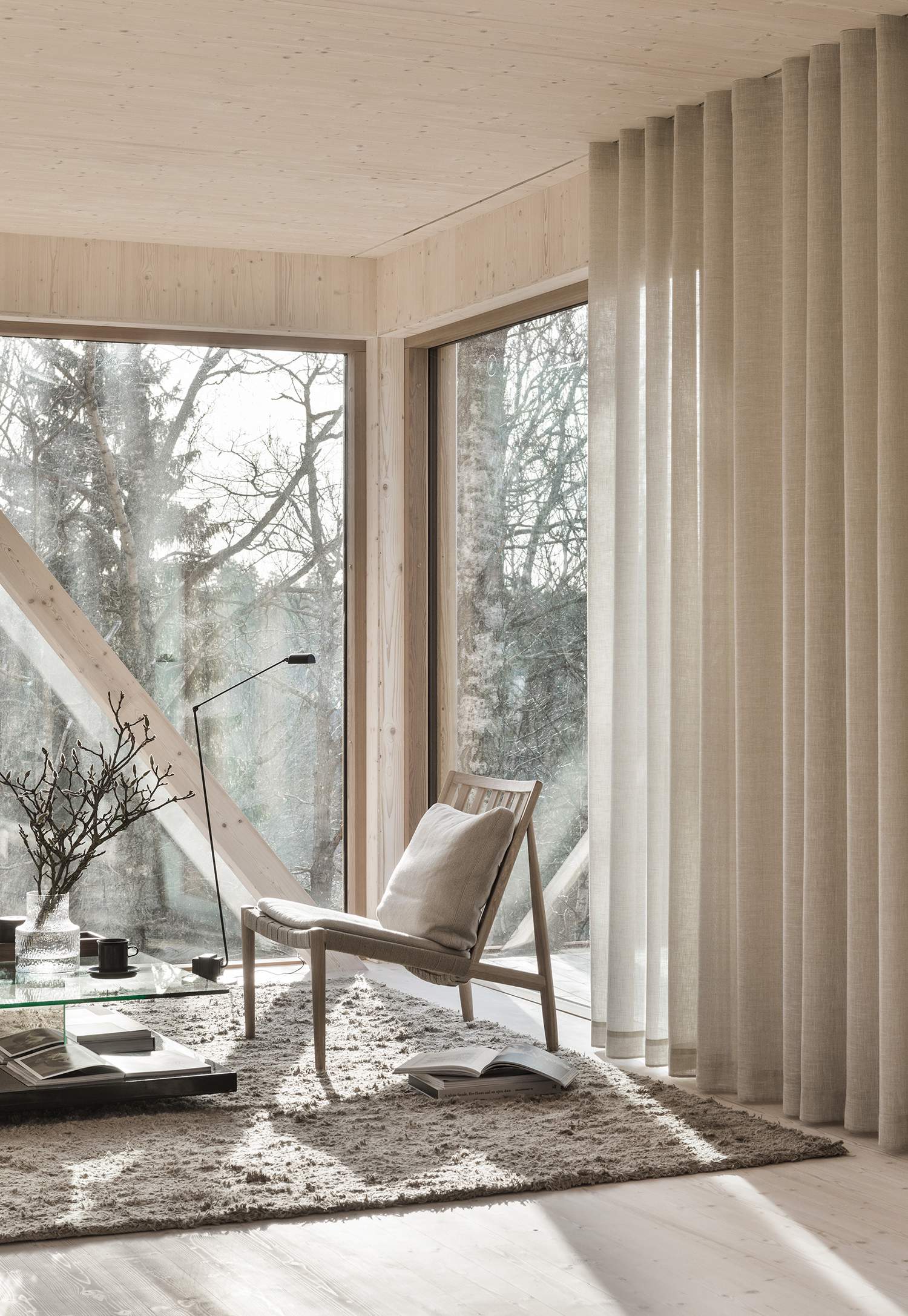 Sea loungegardin, bestående av ca 50 % resirkulert plast