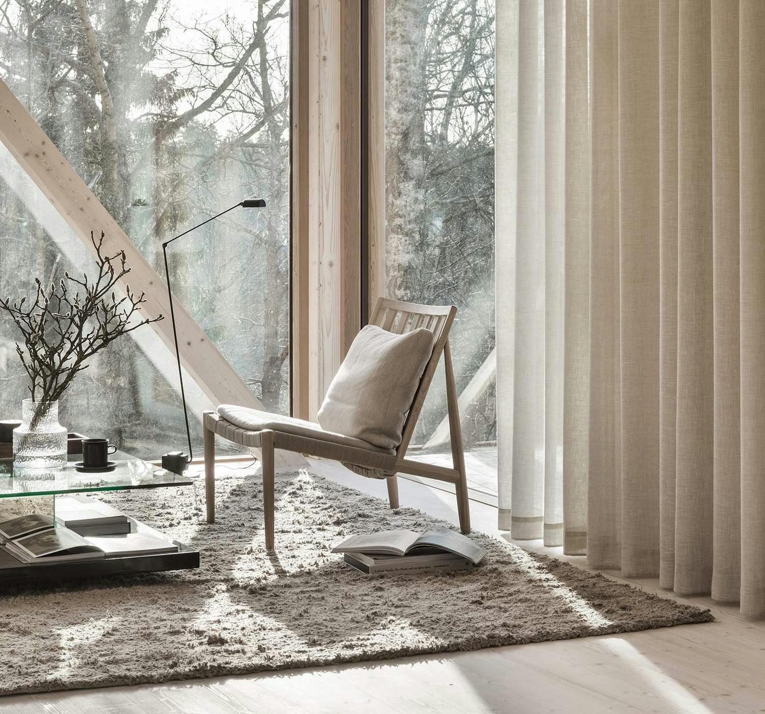 Sea loungegardin, bestående av ca 50 % resirkulert plast