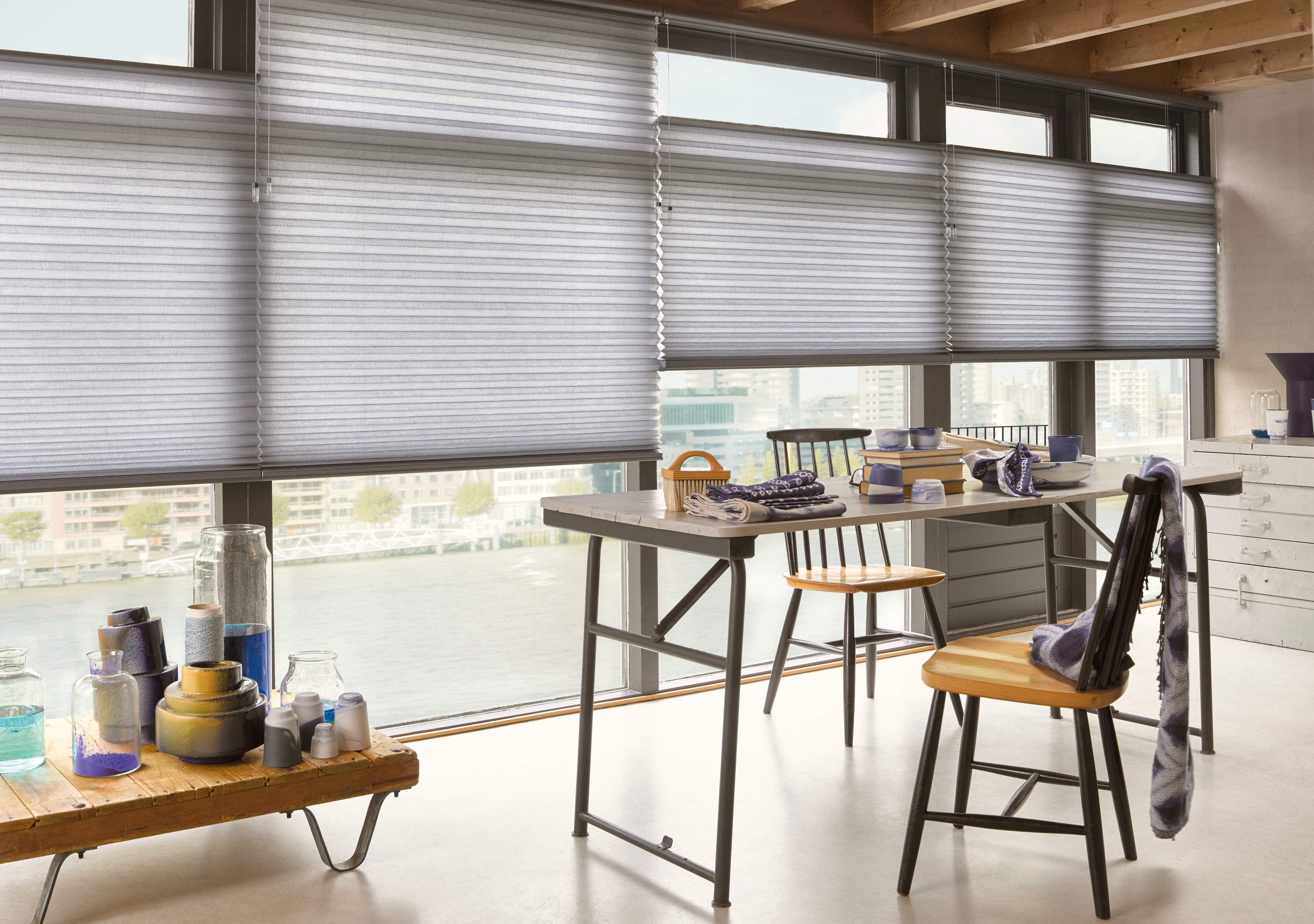 Flexibla Duette® gardiner med modell Top Down/Bottom Up