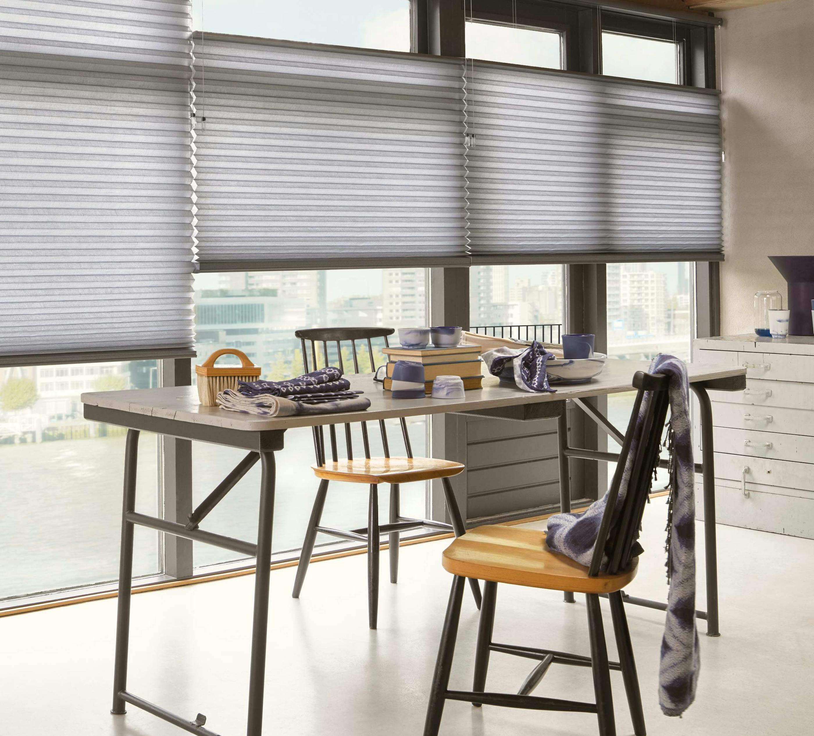 Flexibla Duette® gardiner med modell Top Down/Bottom Up