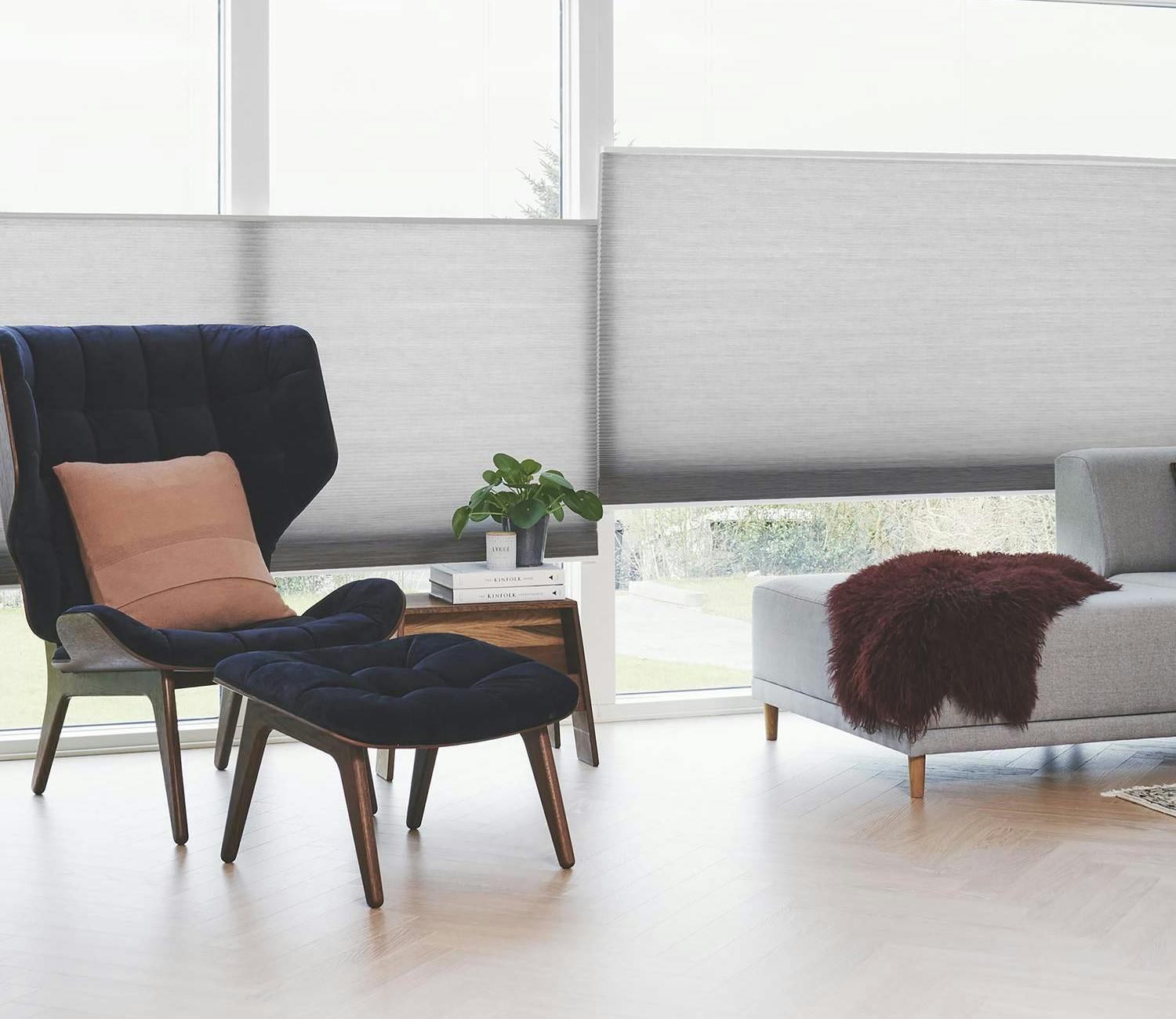 Lyddempende Duette® gardiner