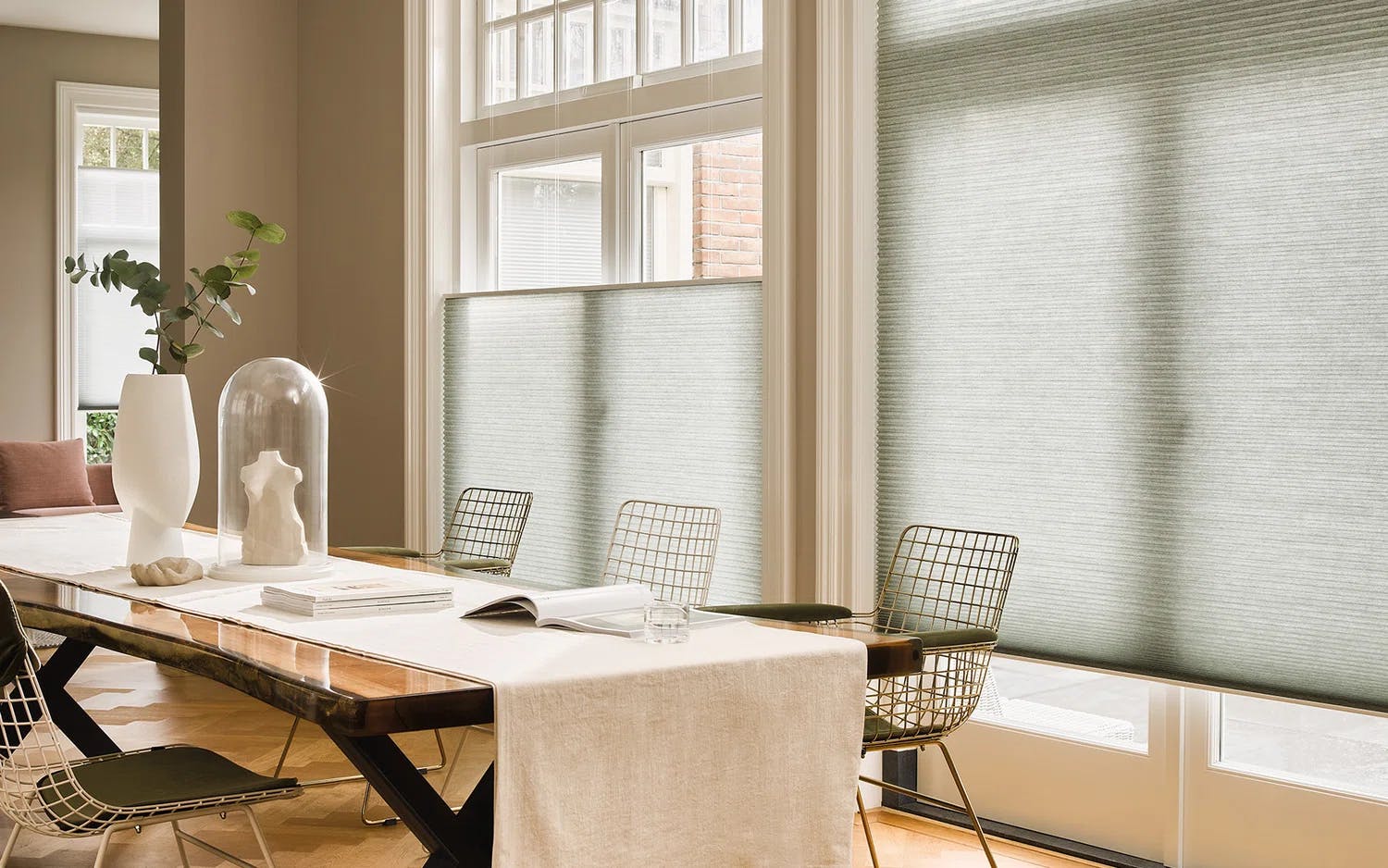 Stores Duette® verts pastel