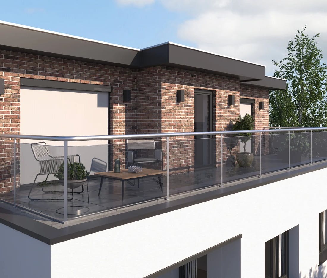 Solcelledrevne (valgfritt) Outdoor Screens