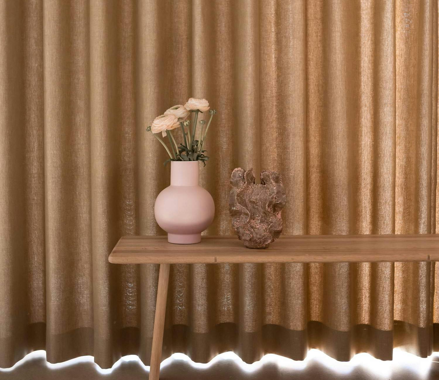 Perfekt avstand mellom gardin og golv