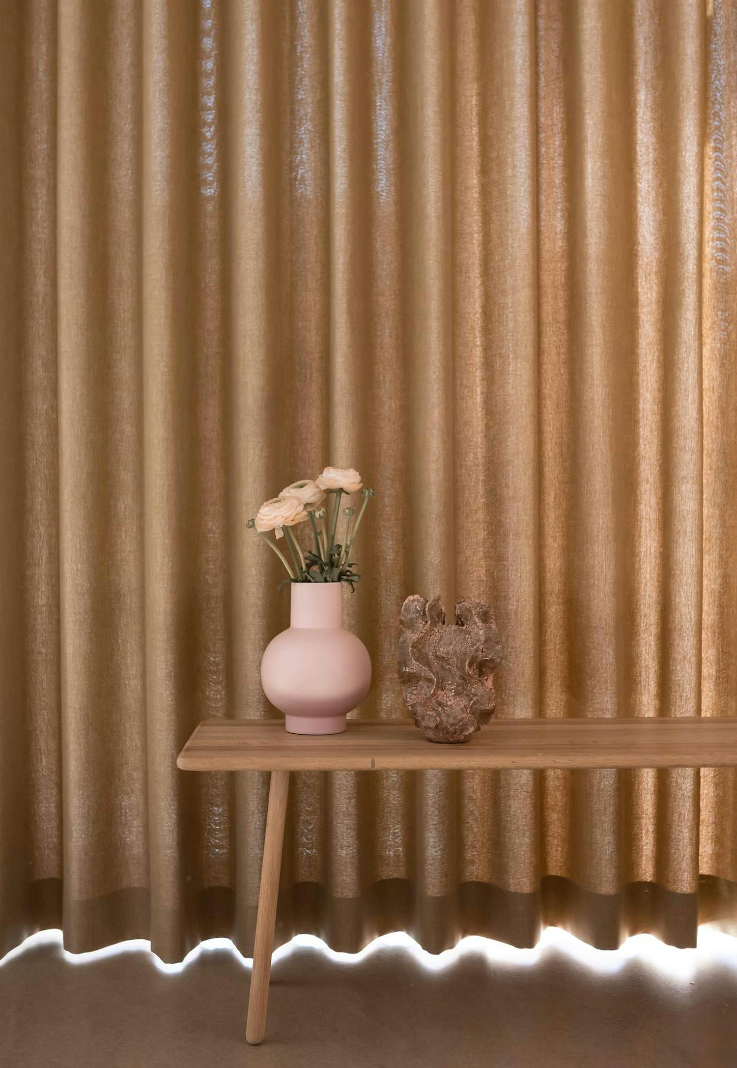 Perfekt avstand mellom gardin og golv