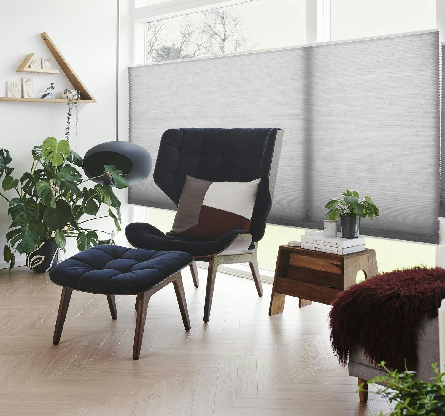 Duette® gardiner i store vinduer