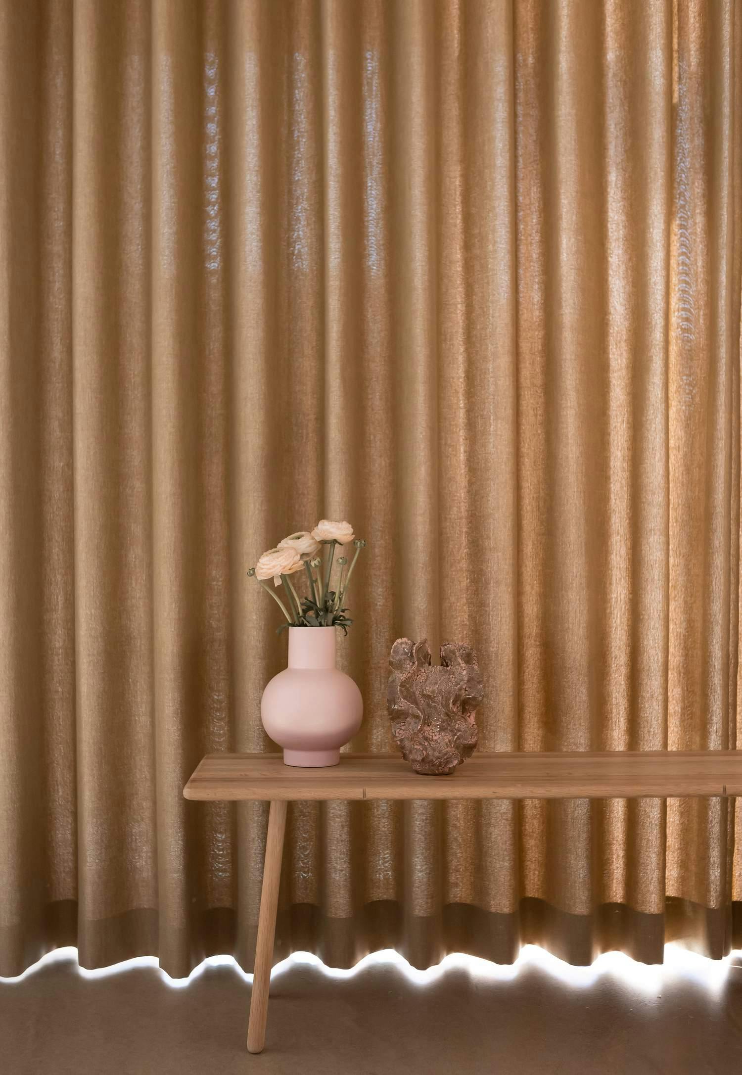 Perfekt afstand mellem gardin og gulv