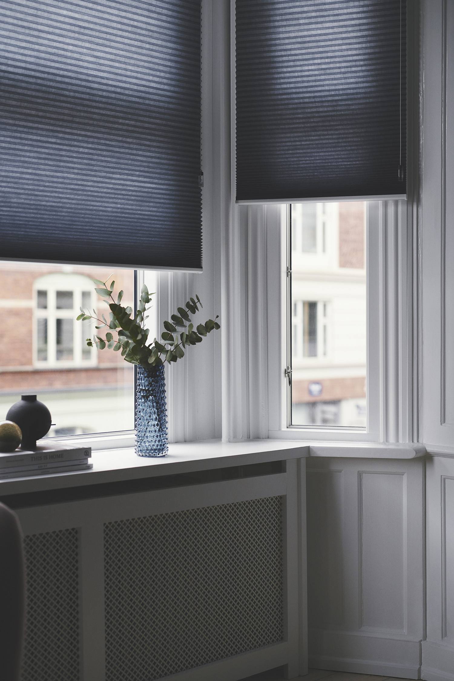 Blå Duette® gardin