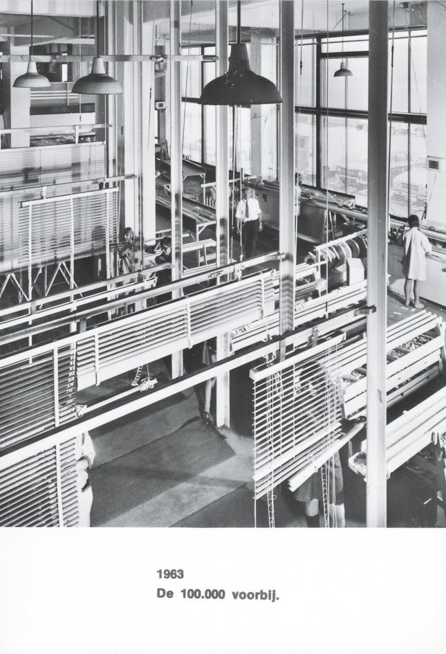 Production de stores vénitiens