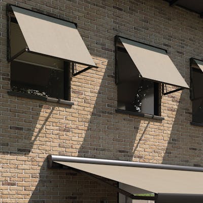 Beige Clip Venster uitvalscherm