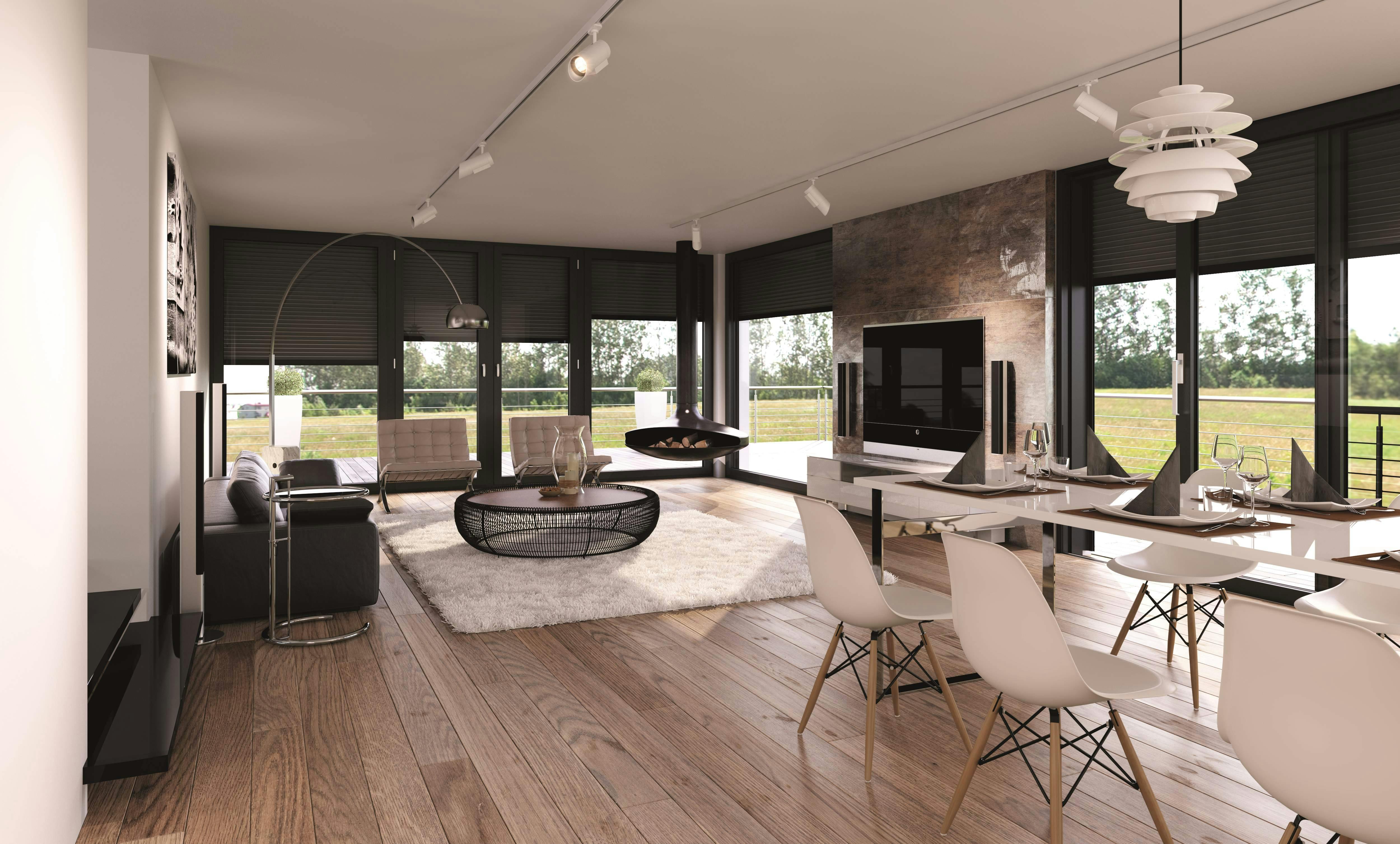 Interieur met rolluiken