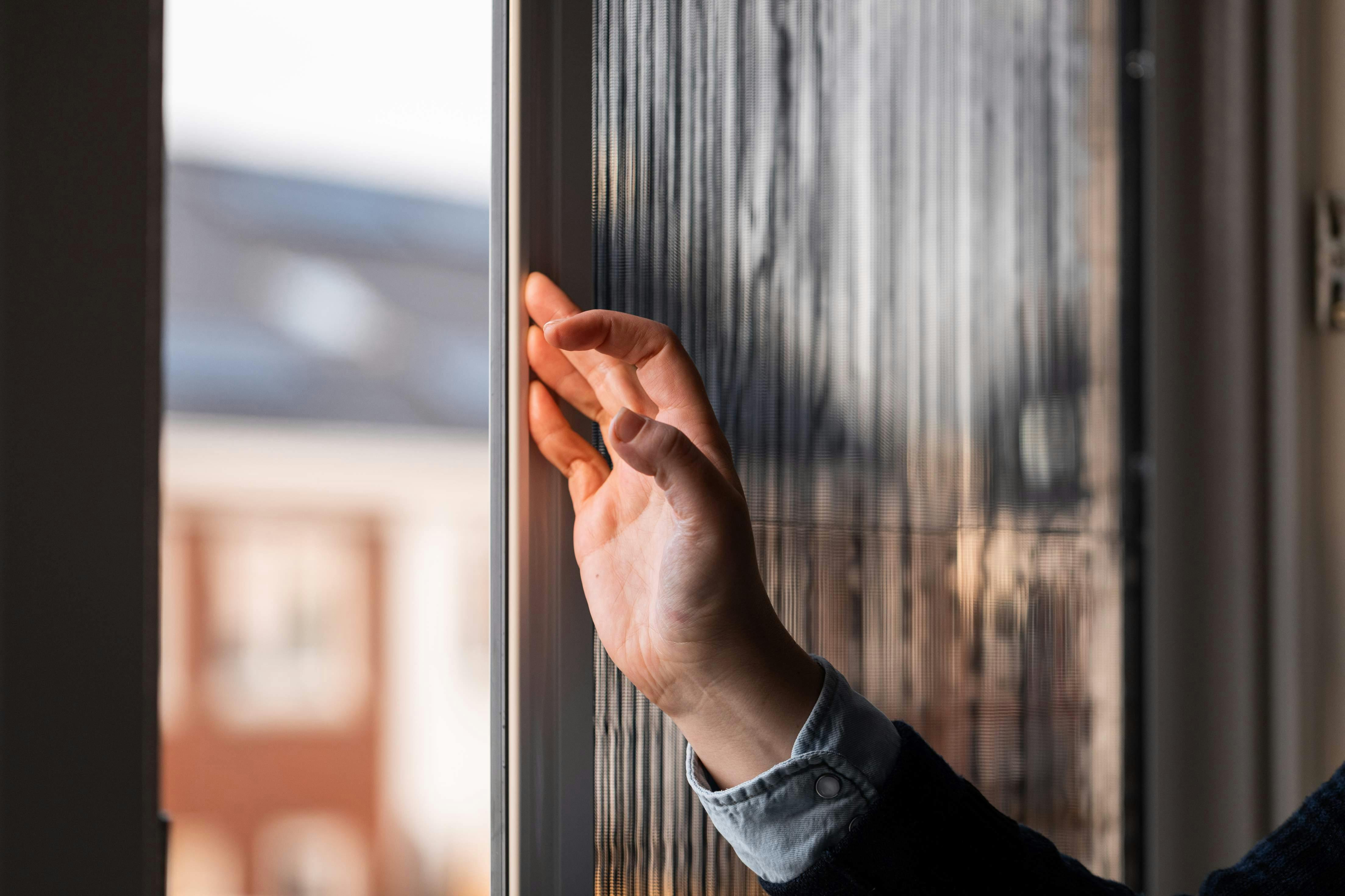 Raffina plissé raamhorren