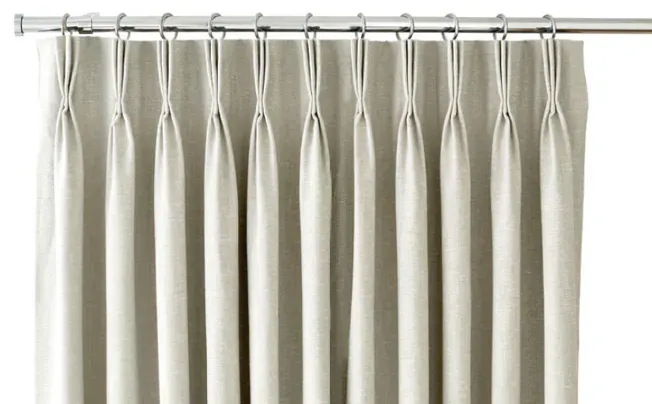 Triple Pinch Pleat Header