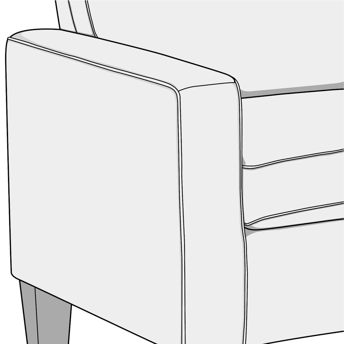 Types of Sofa Arms & Sofa Legs LuxDeco