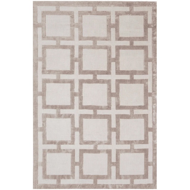 Katharine Carnaby geometric pattern taupe rug