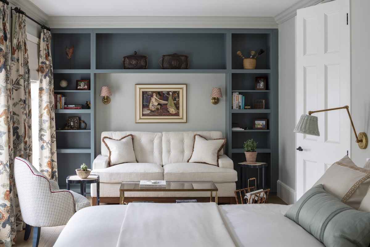 Kitesgrove blue antique bedroom