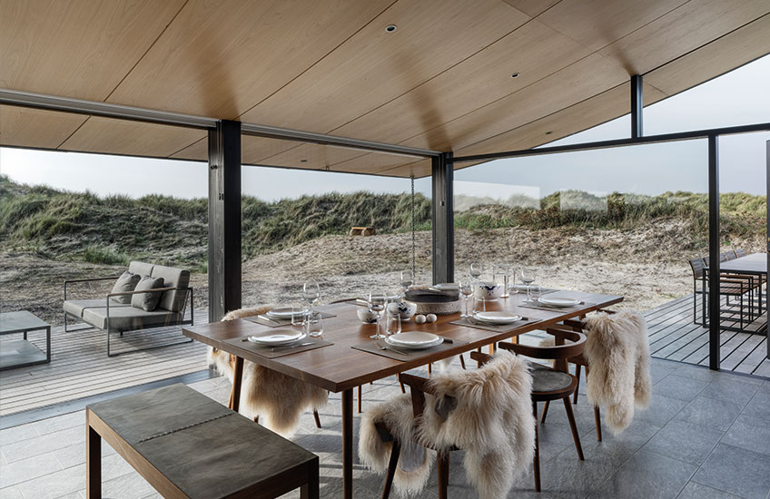 Secrets of Scandinavian Design with Staffan & Monique Tollgård | LuxDeco.com | Fano Dining Room