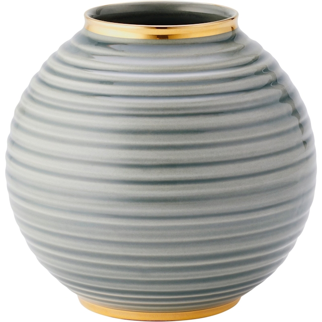 AERIN Calinda Round Vase, Shadow
