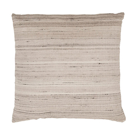 Sand slubby textured silk cushion by Kandola