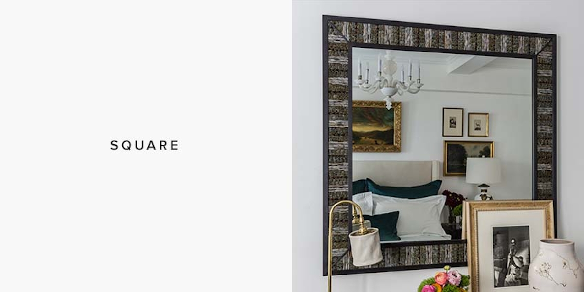 Square Mirror Styles: Which Mirror shape is for you - LuxDeco Style Guide