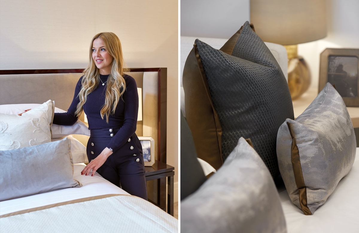 Hot to style a bed with Laura Hammett | LuxDeco.com Style Guide