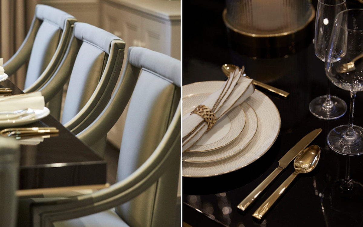 Alexander Square Dining Room Details - Interior Design Service Project - LuxDeco.com Style Guide