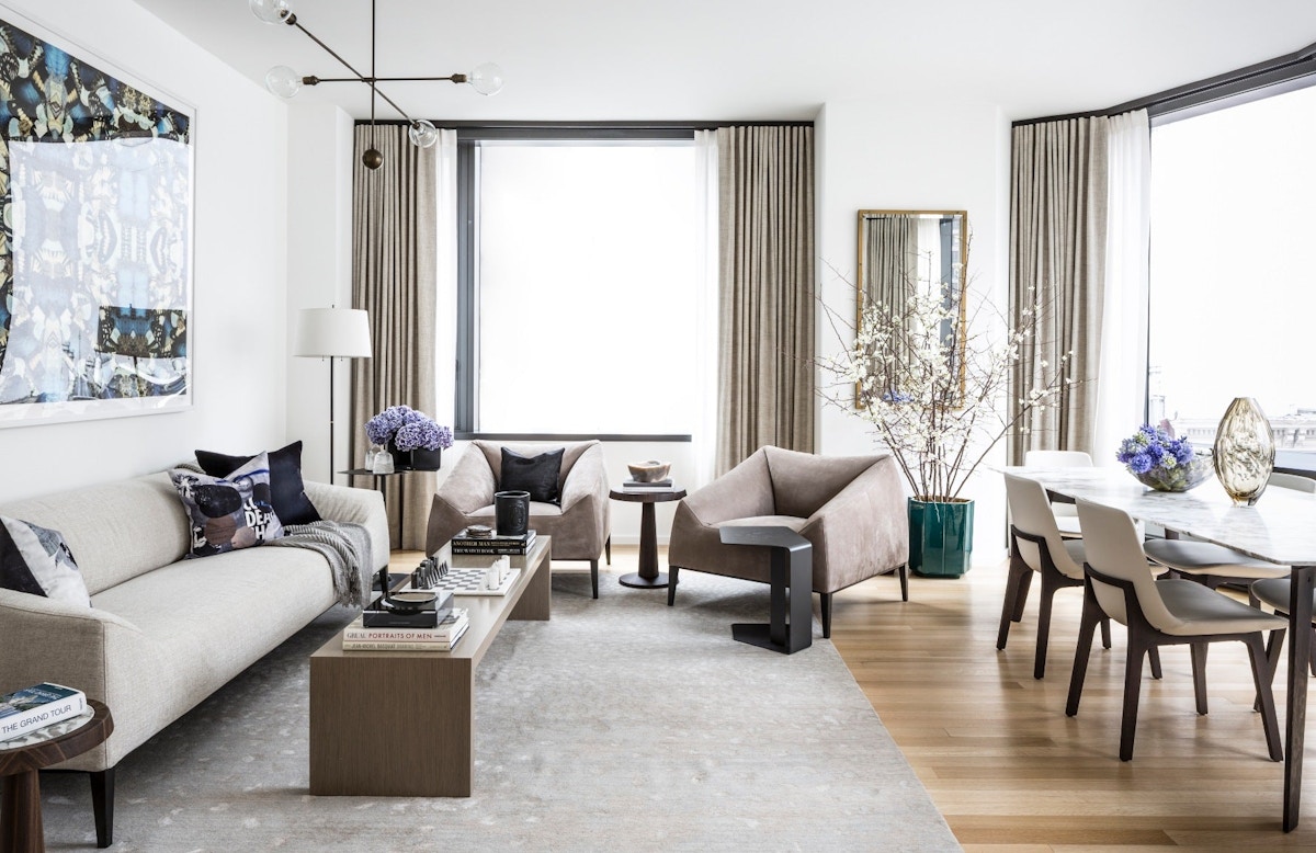 White Living Rooms | Bennett Leifer | Read more in the LuxDeco Style Guide