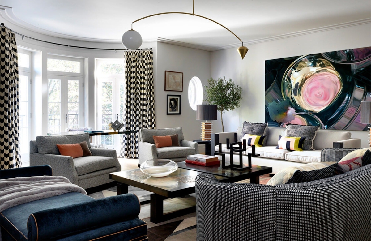 How To Style Your Sofa Cushions – Eclectic cushion arrangement – Shop Luxury Cushions at LuxDeco.com
