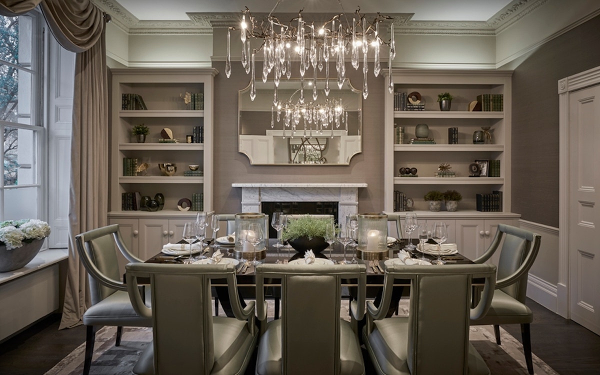 Alexander Square Dining Room - LuxDeco Interior Design Project - Interior Design Services - LuxDeco.com Style Guide