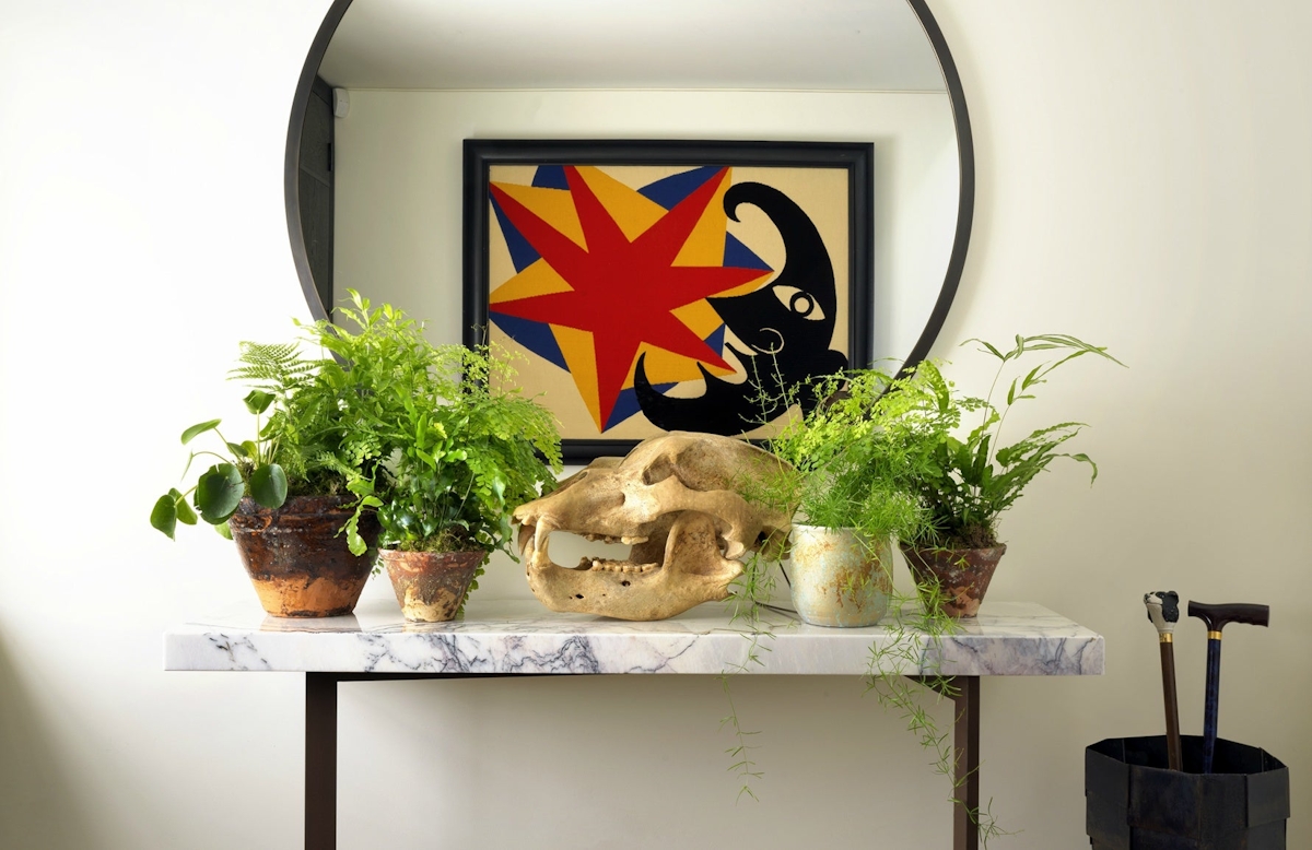 Natalia Miyar interiors | Hallway artwork | Read more in LuxDeco's The Luxurist at luxdeco.com