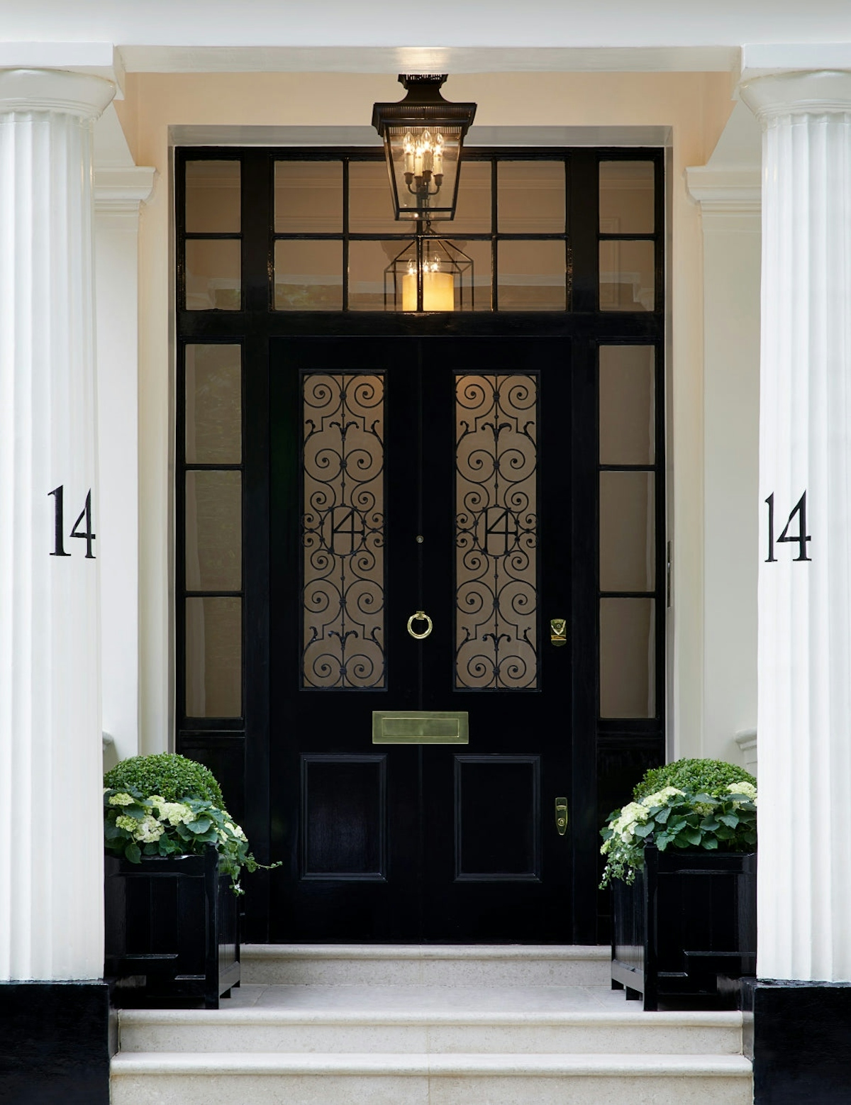 Exterior Front Door Lights - 8 Outdoor Lighting Ideas to Illuminate Your Garden - LuxDeco.com Style Guide