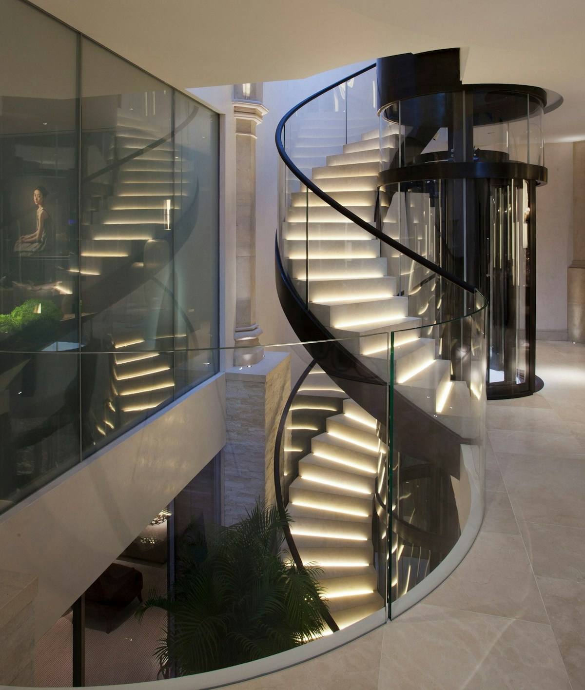 Beautiful Staircase Ideas For Your Home - spiral staircase - LuxDeco.com Style Guide