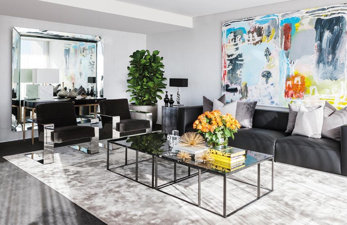 Silver and White Living Room Ideas _ Brendan Wong _ Read more in the LuxDeco.com Style Guide