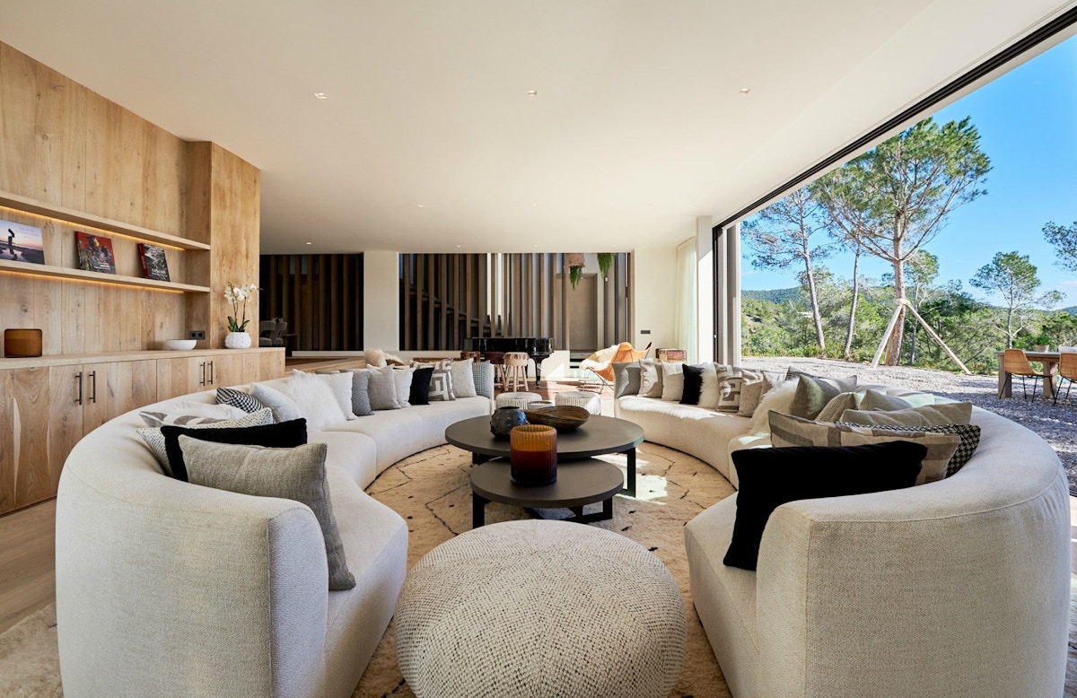 Natural wood furniture trend | Alessia Mainardi villa interior | Read more at LuxDeco.com