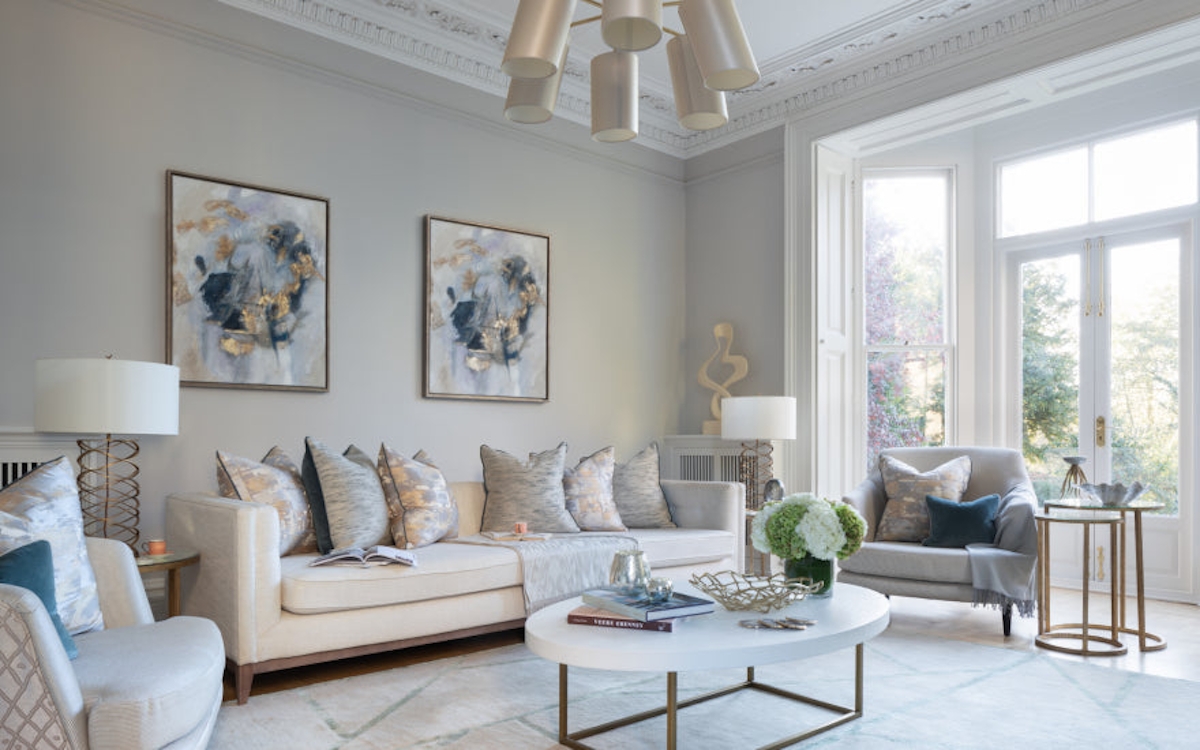 Living Room Makeover with Sophie Peckett Design - After Shot - LuxDeco Style Guide