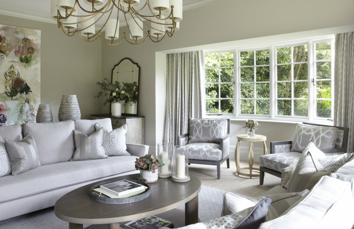 Modern Country Interiors | Helen Green Design Living Room | The Luxurist