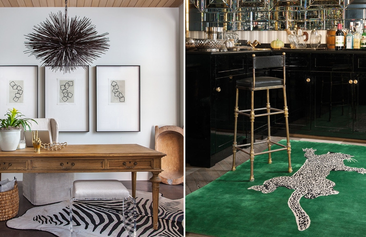 How to Decorate With Animal Print In Your Home Interior | Leopard Print Rugs | Zebra Print Rugs | LuxDeco.com Style Guide
