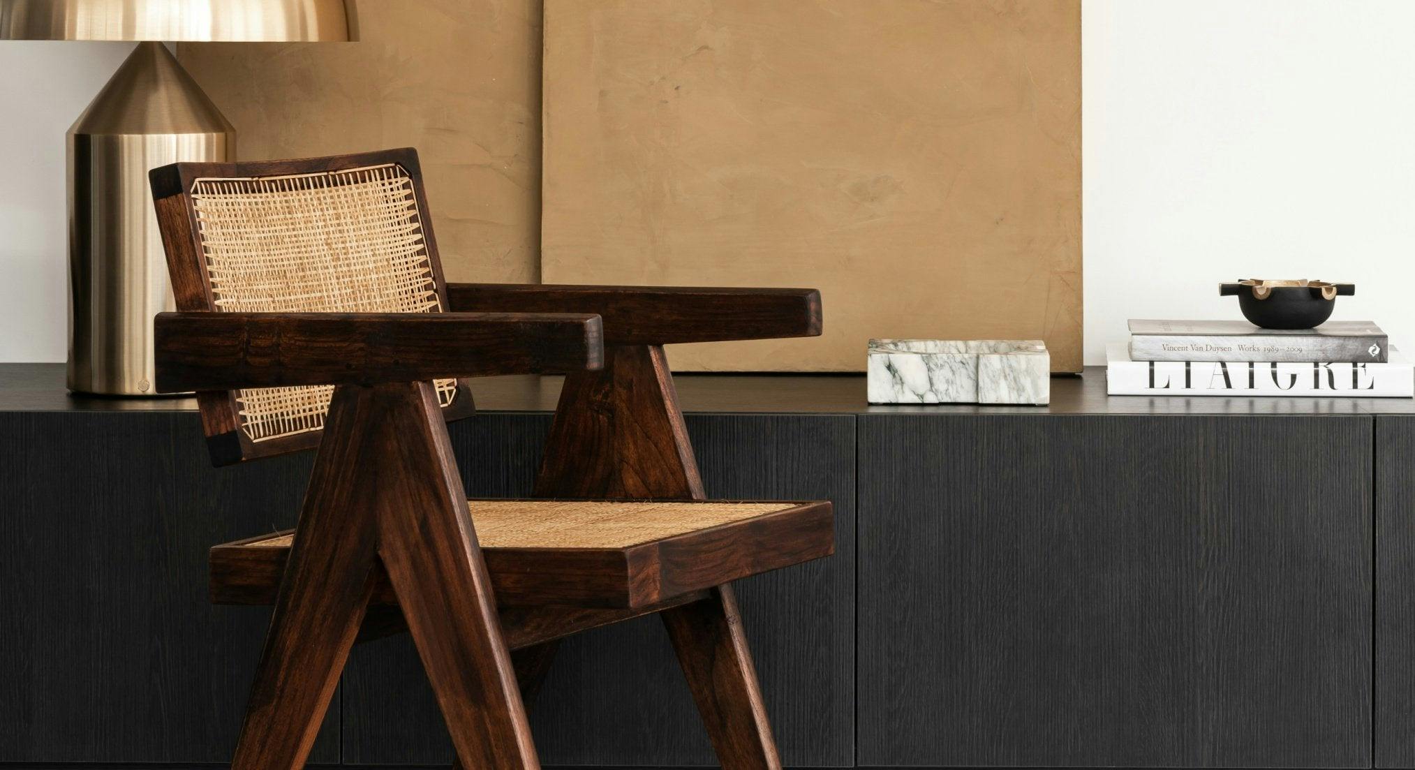 Luxury Cane Furniture | Interior design by by Nikolas Gurtler Interior Design | Photography by Dion Robeson | Shop at LuxDeco.com