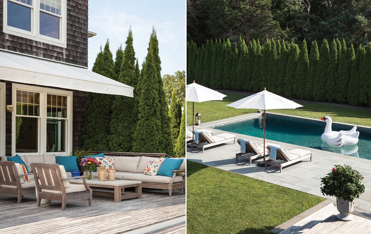 Hamptons Pool, Outdoor Space Ideas | Bella Mancini | Read more in The Luxurist | LuxDeco.com