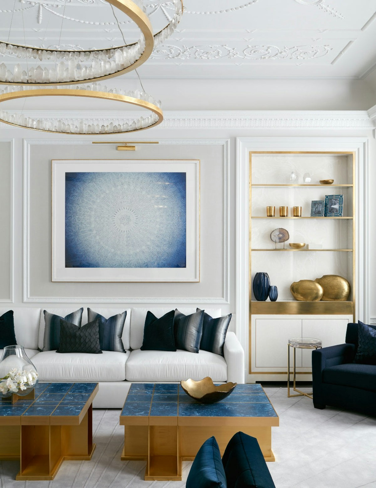 Living Room Lighting Ideas – Katharine Pooley – Read more on LuxDeco.com