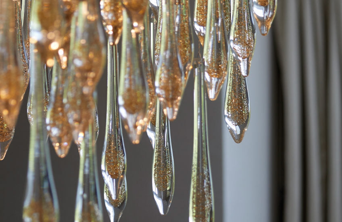 Luxury Glass Chandelier | LuxDeco Interior Design Studio | Shop the Look at LuxDeco.com