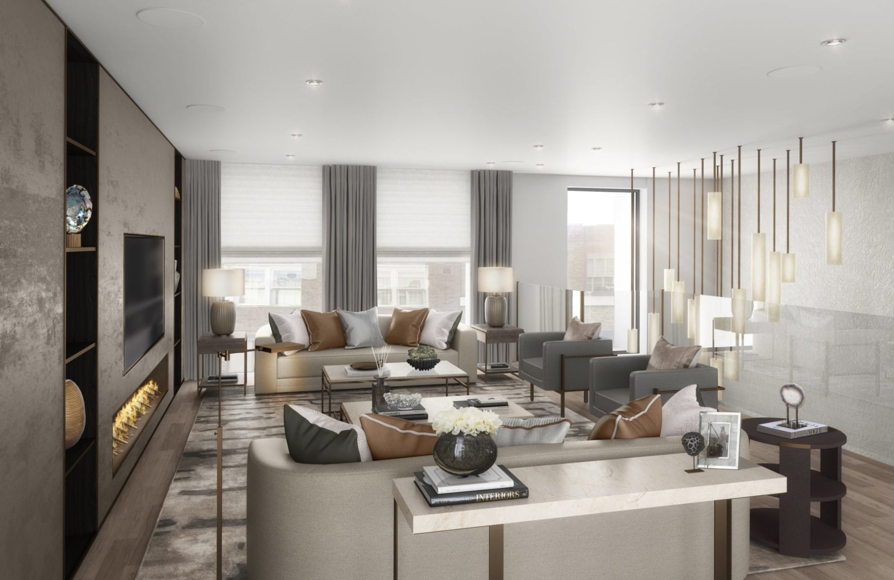 Neutral and Yellow Living Room Colour Palettes - Lounge Colour Schemes & Colour Combination ideas – LuxDeco Style Guide