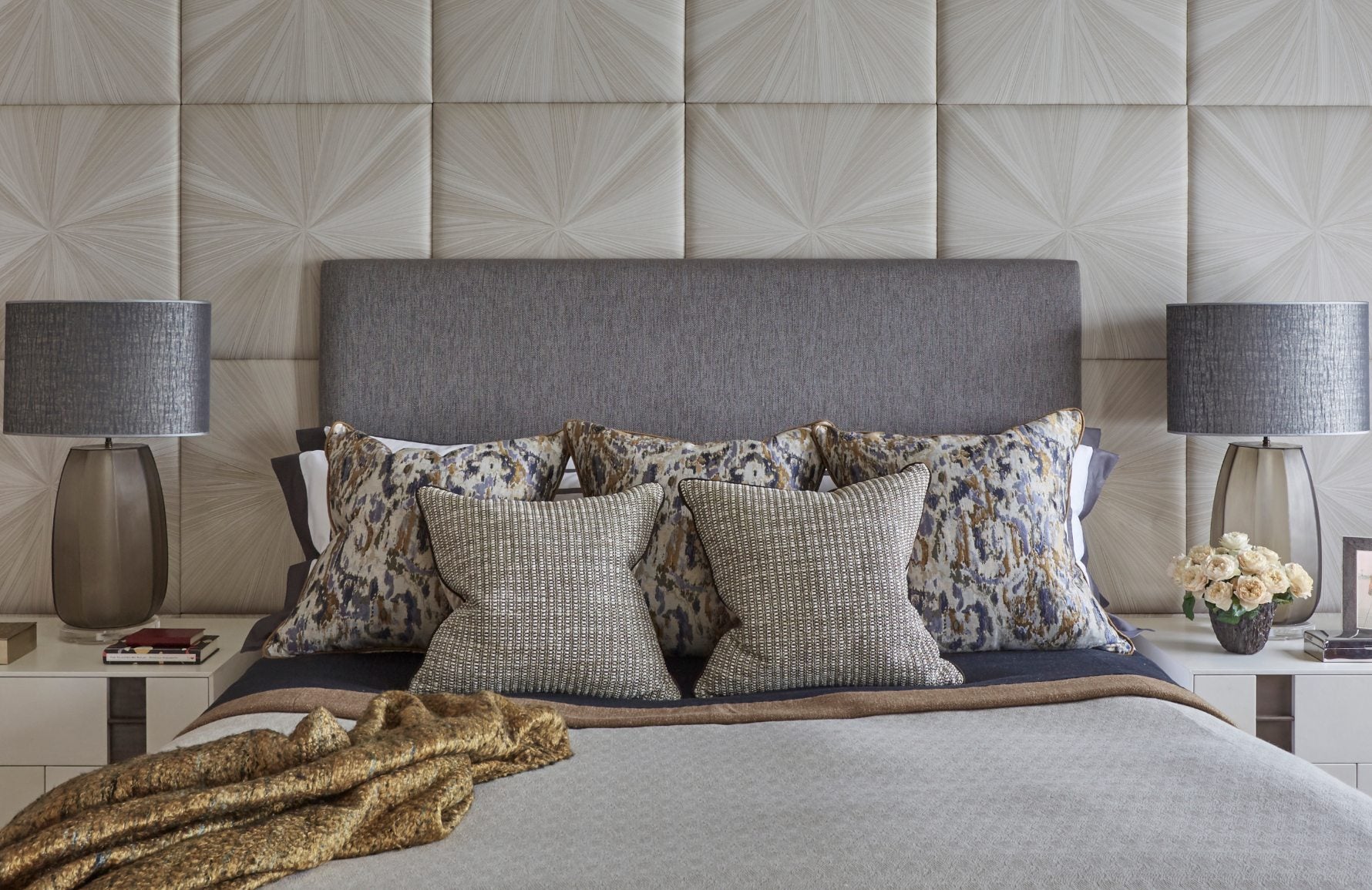 9 Ways to Decorate & Fill Empty Bedroom Corners - Awkward Bedroom Corners - Helen Green Design Studio - LuxDeco.com Style Guide