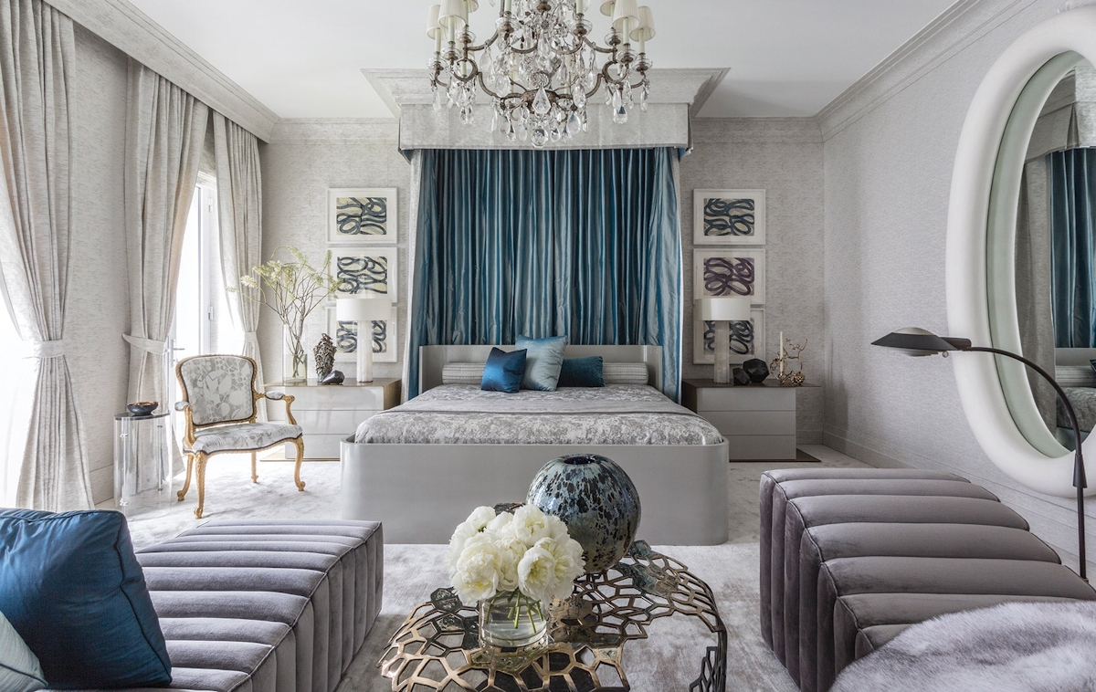 Headboard Alternatives | Bedroom interior by Drake:Anderson | Luxury Bedroom Design Read more in the LuxDeco.com Style Guide