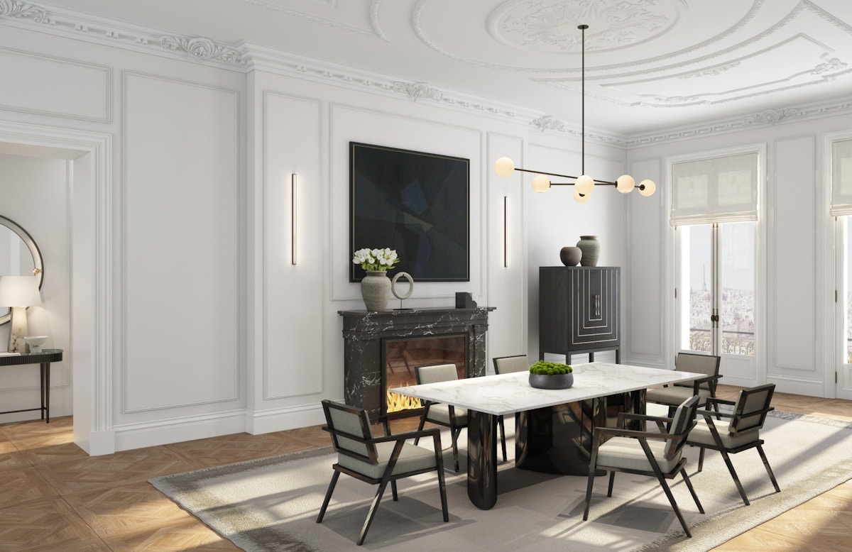 The Paris Lookbook | Modern Dining Room | Shop now at LuxDeco.com