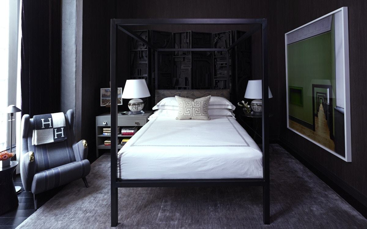 Black Bedroom Ideas - Black Bedroom Walls - LuxDeco.com